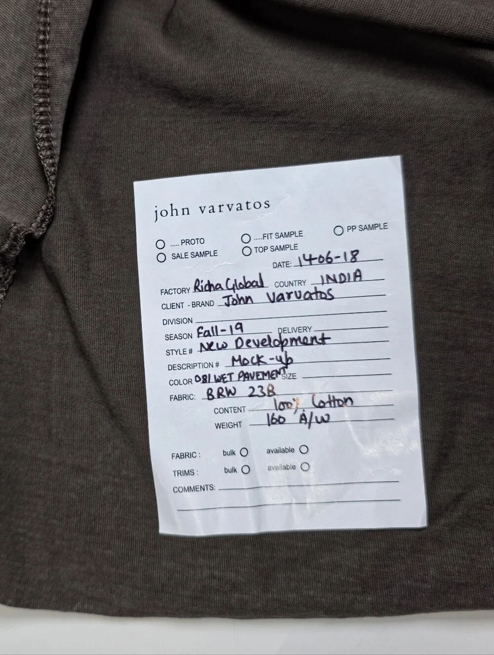 John Varvatos john varvatos